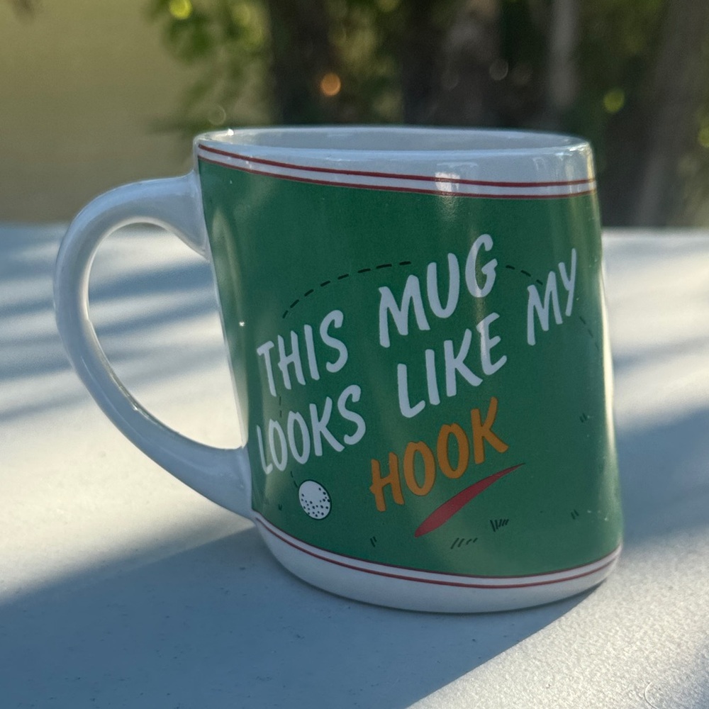 Vintage Green Golf-Themed Mug